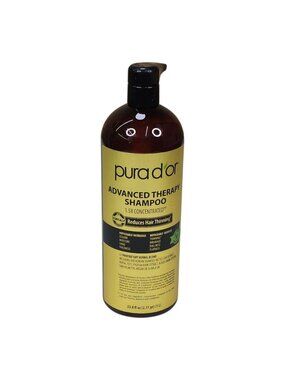 Pura Dor Advanced Shampoo Jumbo 33.8 oz Reduces Hair Thinning Volumizes